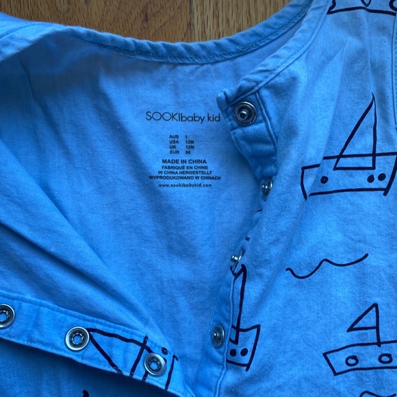 Sooki Baby chambray boat romper - Picture 2 of 3